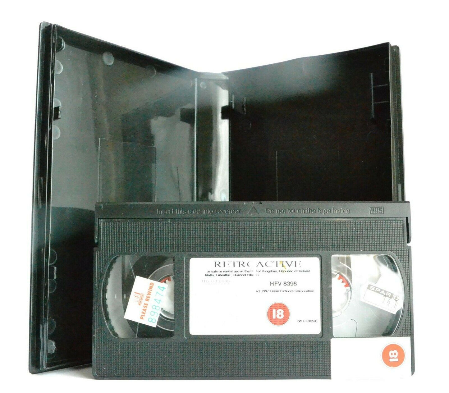 Retroactive: J.Belushi/K.Travis - Sci-Fi (1997) - Large Box - Ex-Rental - VHS-