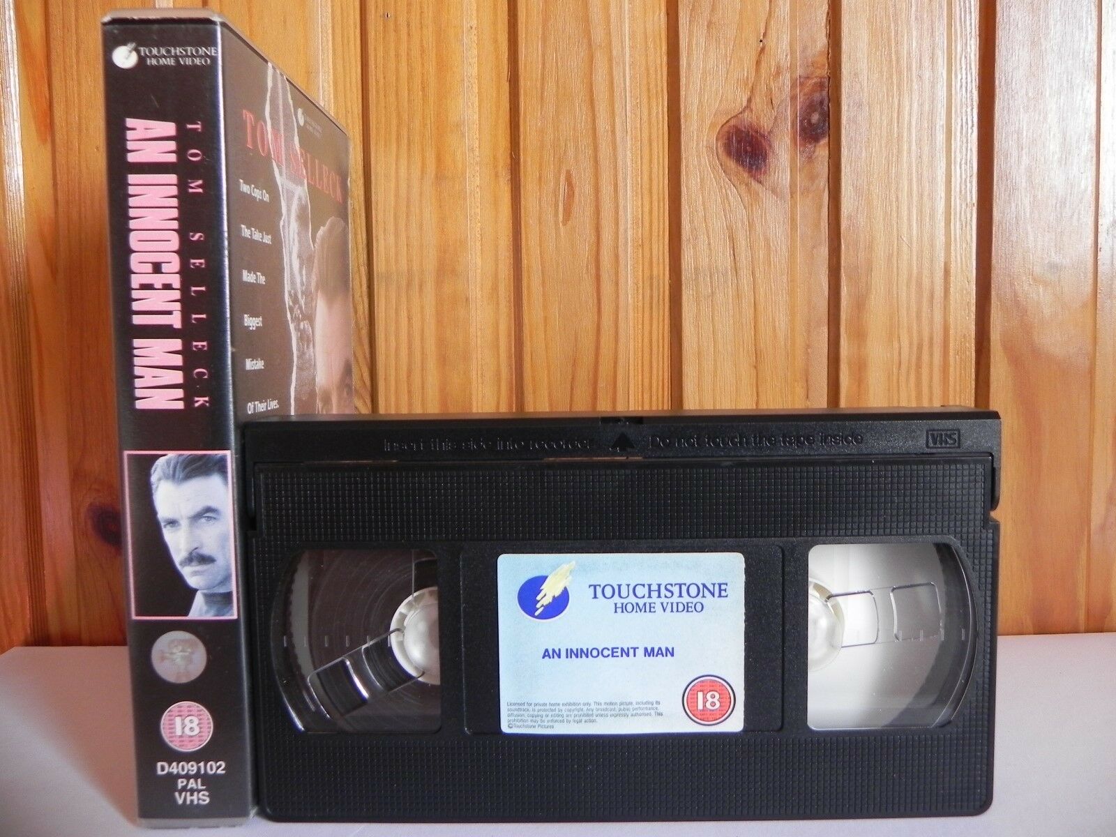 An Innocent Man - Touchstone - Action - Thriller - Tom Selleck - Pal VHS-