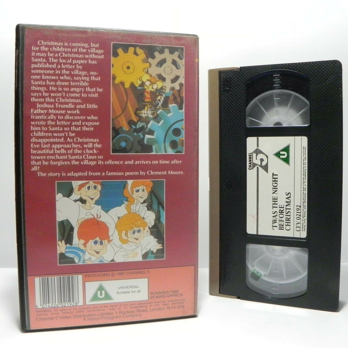 Twas The Night Before Christmas: By C.Moore - Classic Animation - Kids - VHS-