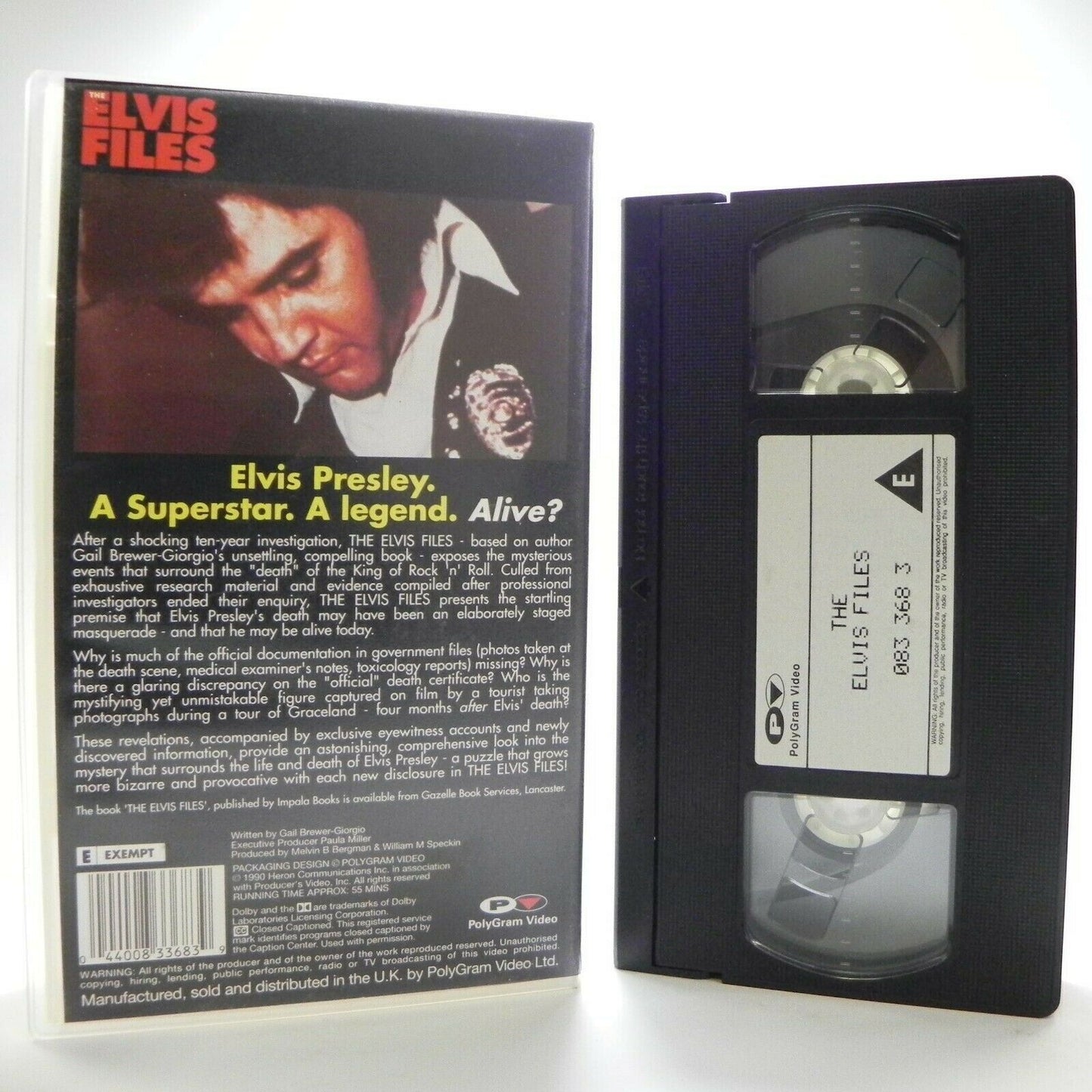 The Elvis Files - Documentary - Superstar - Legend - Elvis Presley - Pal VHS-