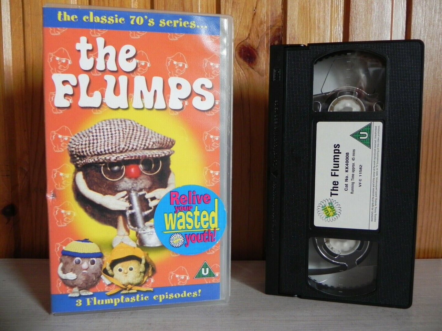 The Flumps - Kult Kidz - Classic 70's Series - 3 Episodes - Children's - Pal VHS-