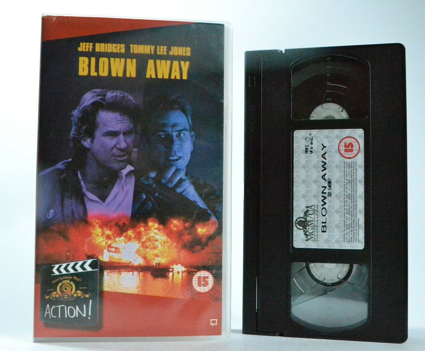 Blown Away (1994) - Action Thriller - Jeff Bridges/Tommy Lee Jones- Pal VHS-