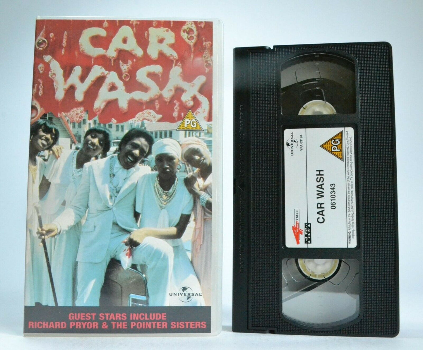 Car Wash; [Michael Schultz] Episodic Comedy - George Carlin/ Richard Pryor - VHS-