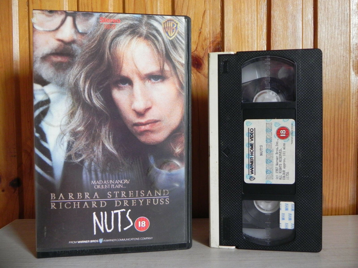 Nuts - Warner Home Video - Cert (18) - Barbra Streisand - Richard Dreyfuss - VHS-
