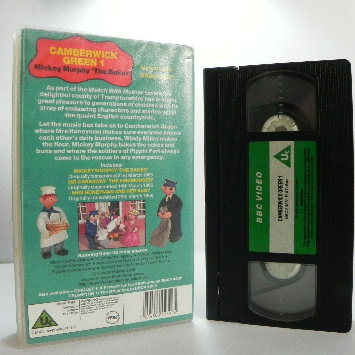 Camberwick Green 1: Mickey Murphy "The Baker" - Classic Animation - Kids - VHS-