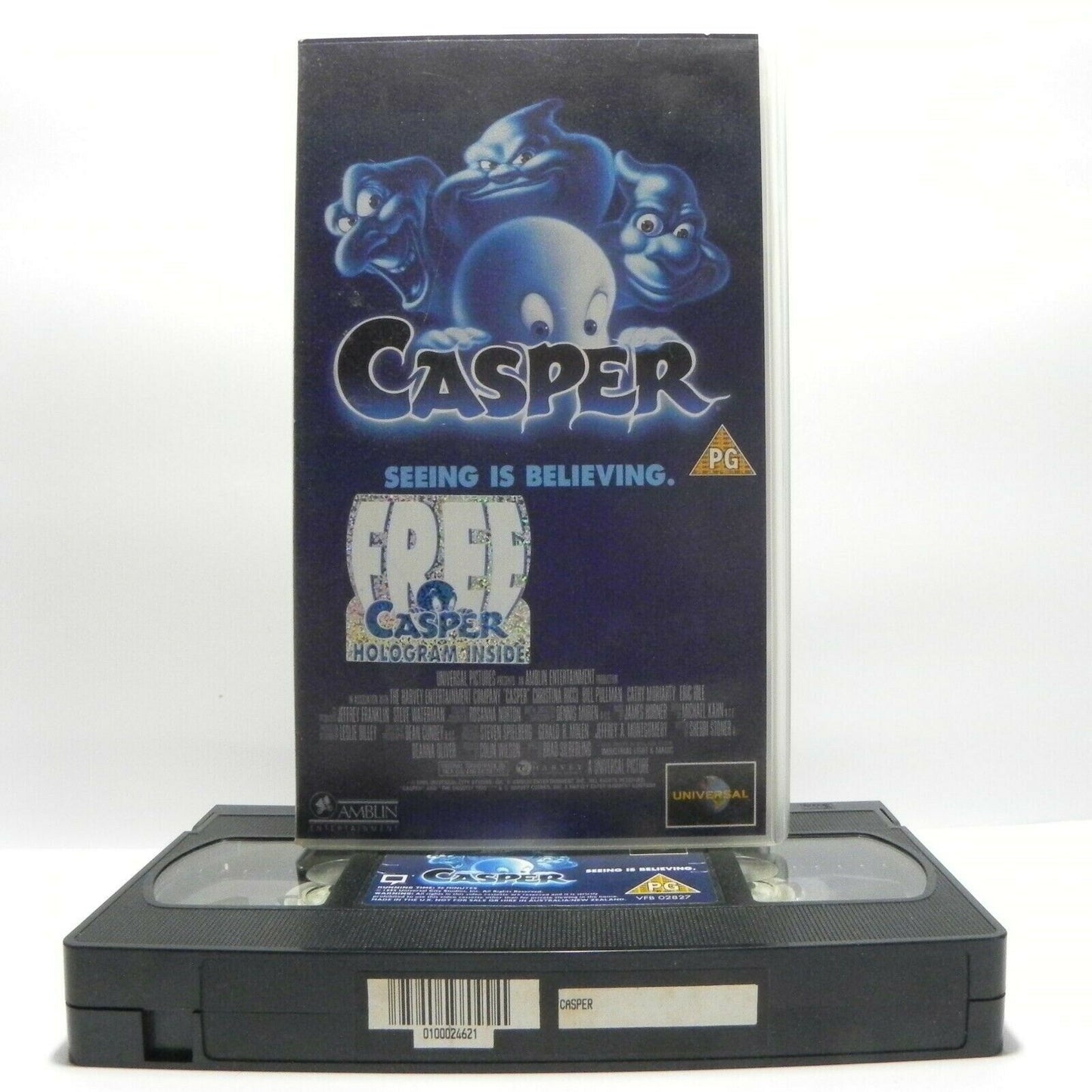 Casper The Friendly Ghost (1995): Christina Ricci / Bill Pullman - Fantasy Comedy - Pal VHS-