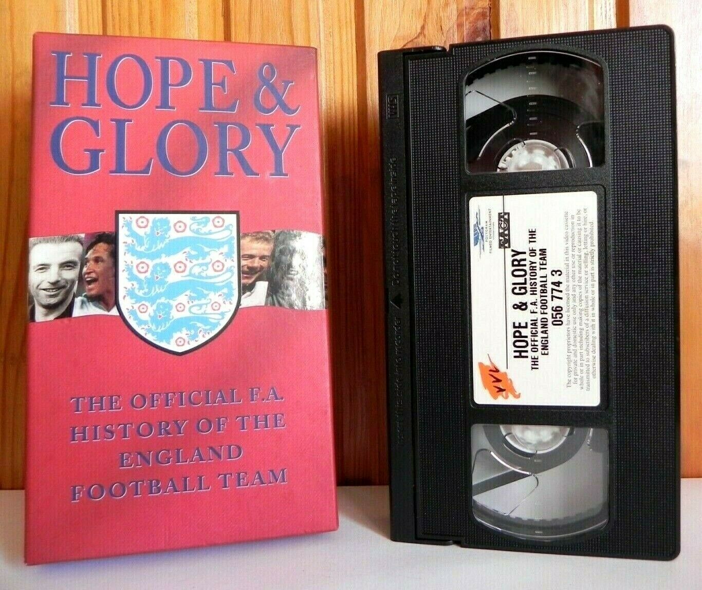 Hope And Glory: England Football Team History - Documentary - Sports - Pal VHS-
