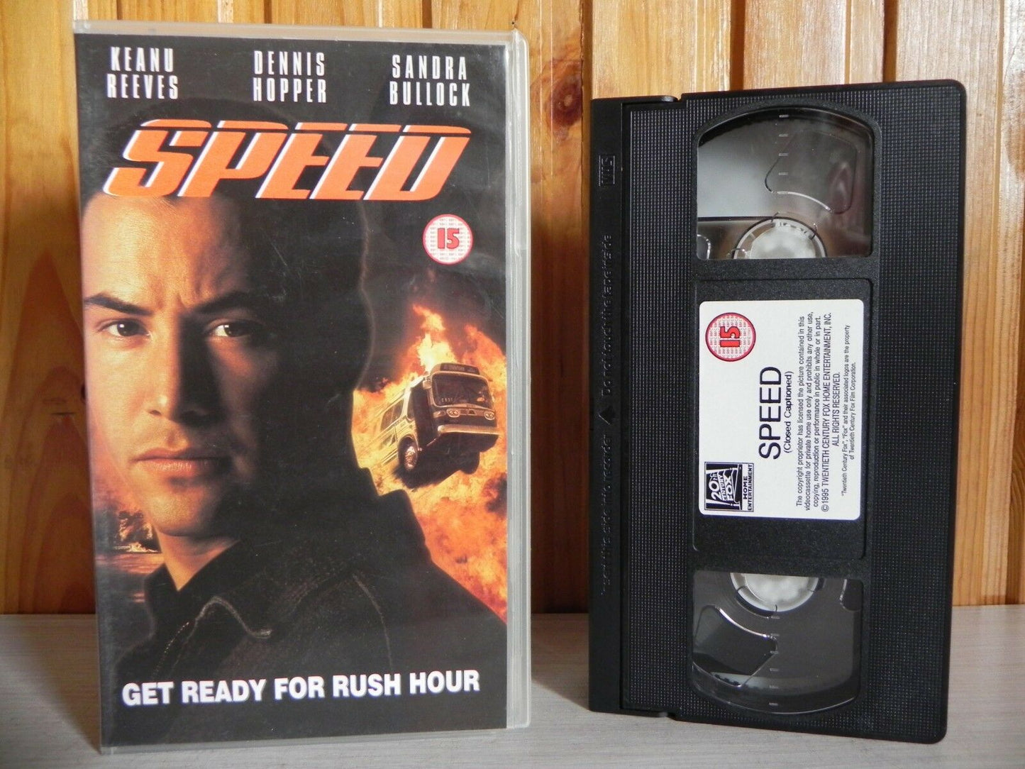 Speed - Keanu Vs Hopper - Speeding Bomb Bus Proxy Showdown - S.Bullock - Pal VHS-