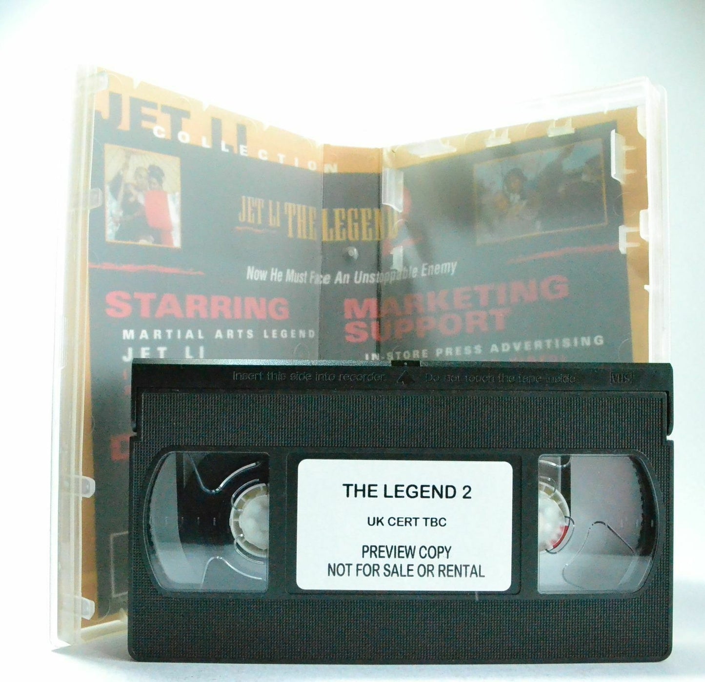 Jet Li: The Legend 2 - Action/Martial Arts - Large Box - Sample Video - Pal VHS-