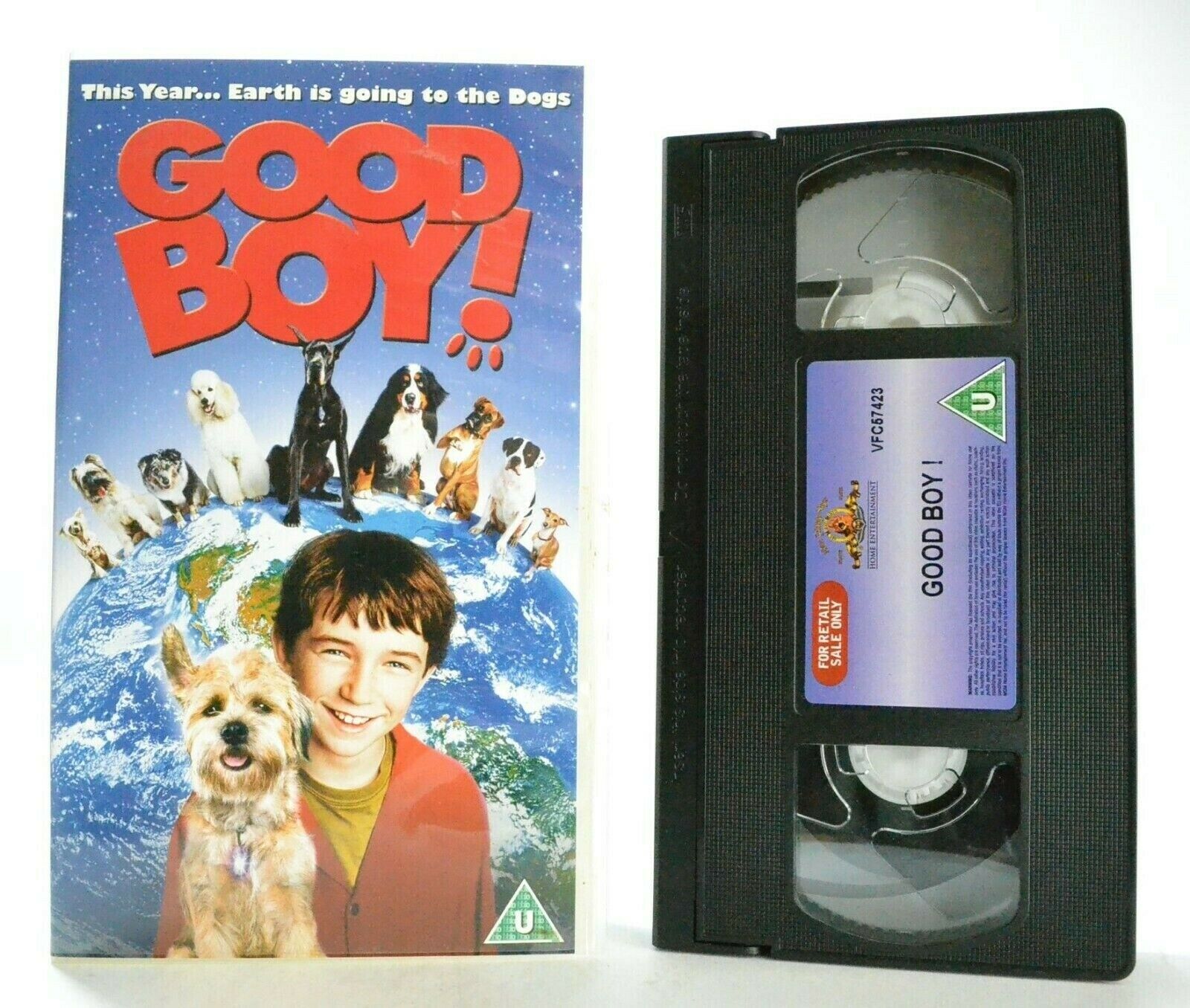 Good Boy!: Based On "Dogs From Outer Space" Book - Comedy - Children's - Pal VHS-