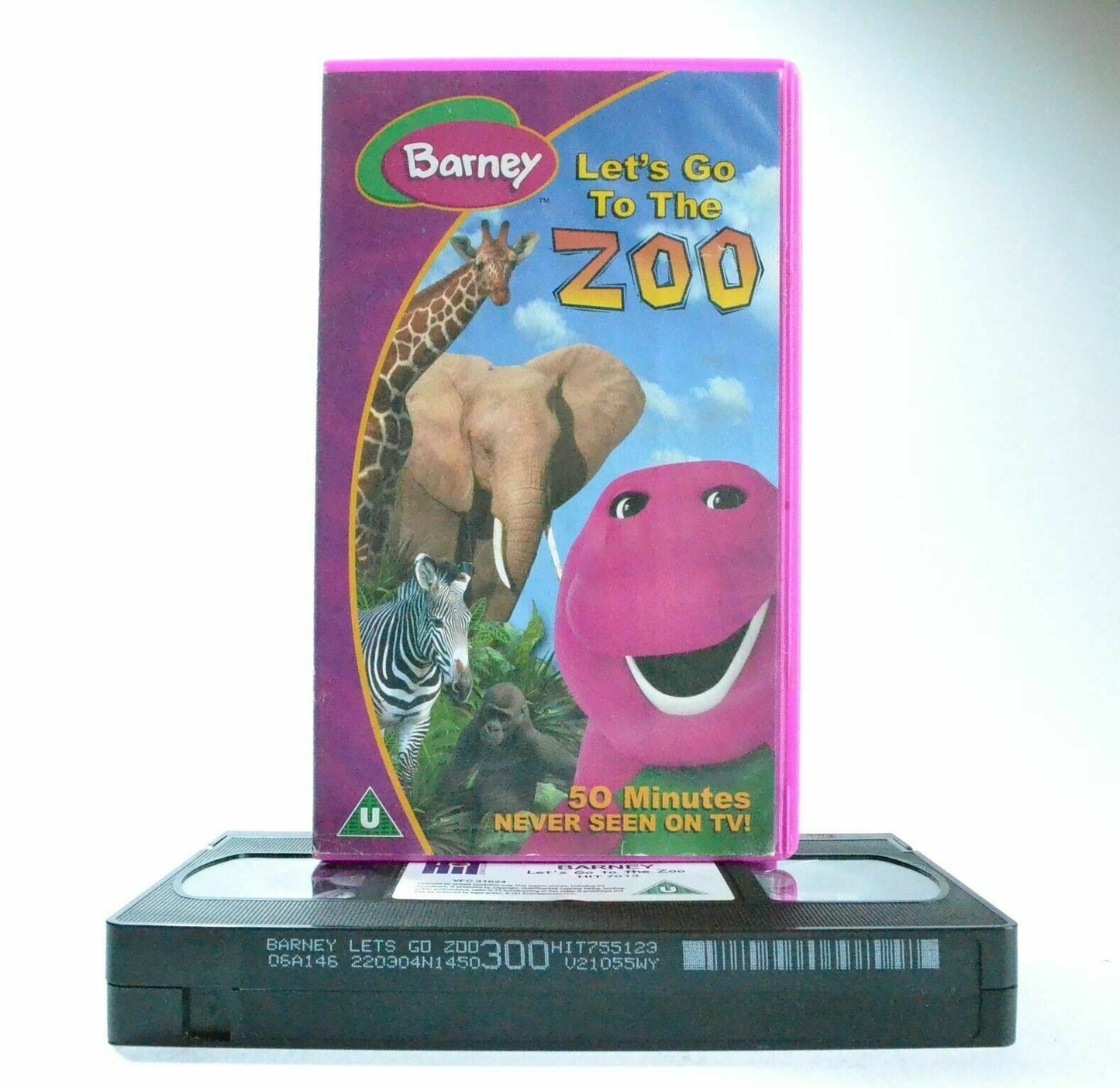 Barney: Let's Go To The Zoo - Animated - Educational - Animal Fun - Kids - VHS-