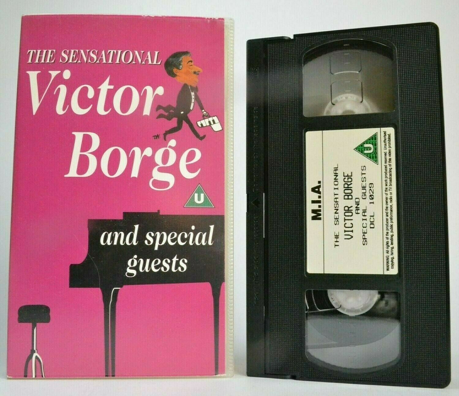 The Sensational Victor Borge And Special Guests - Birthday Gala - Concert - VHS-