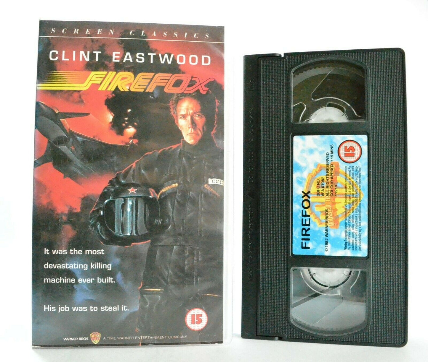 Firefox: Based On C.Thomas Novel - Techno-Thriller (1982) - C.Eastwood - Pal VHS-