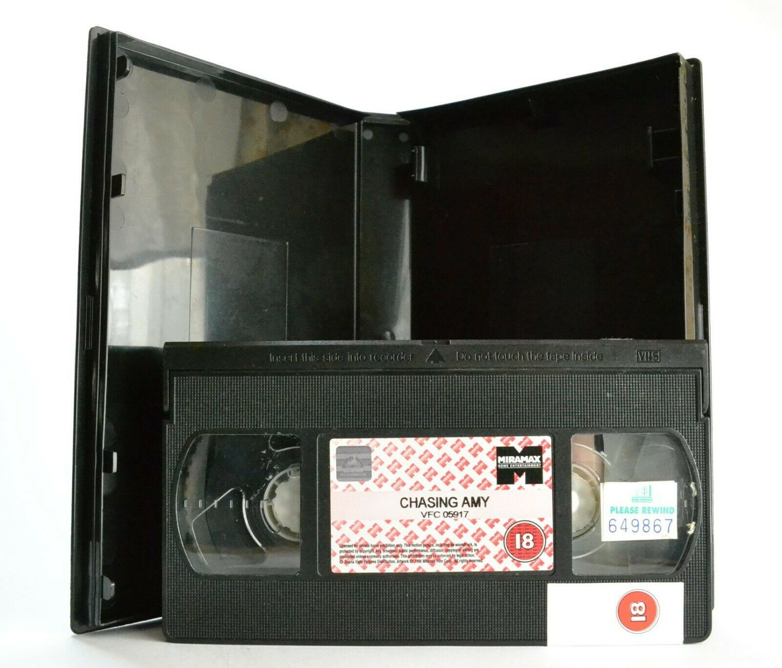 Chasing Amy: K.Smith 3rd Movie - Comedy/Drama - Large Box - B.Affleck - Pal VHS-