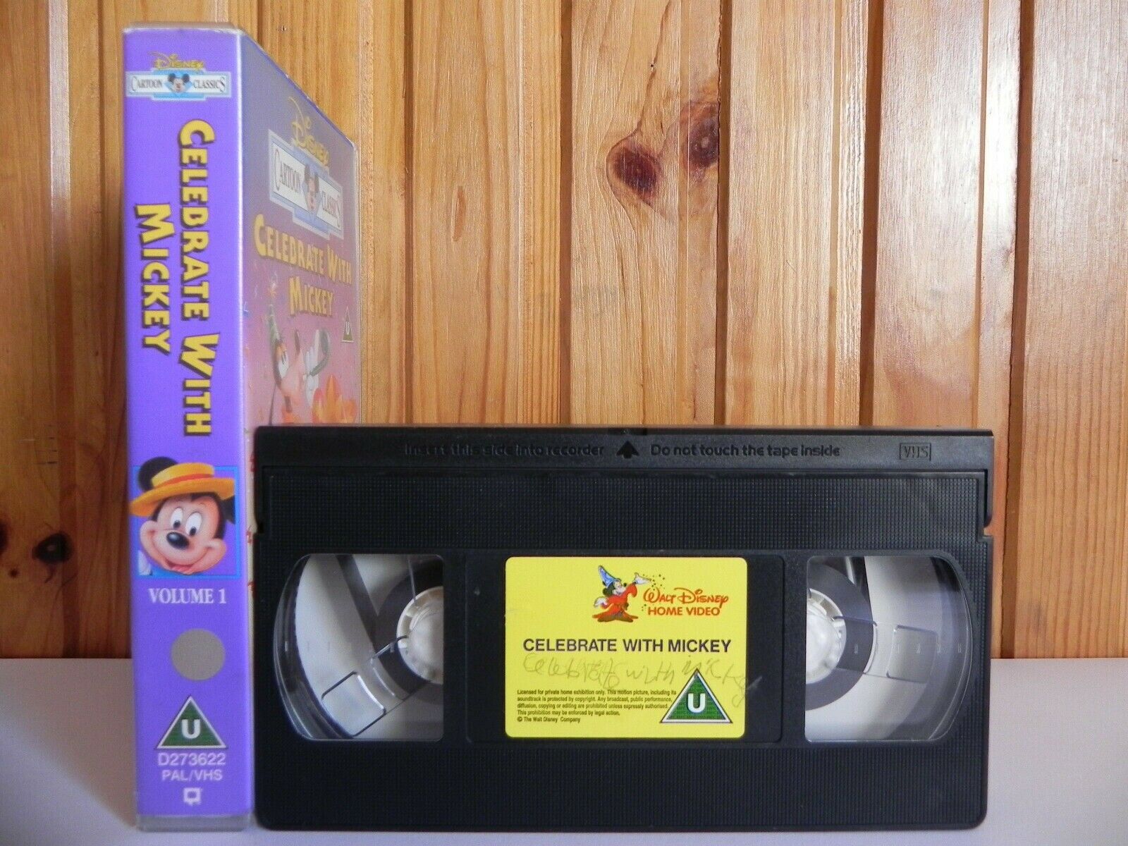 Celebrate With Mickey: Volume 1 - Disney Classic - Adventure - Fun - Kids - VHS-