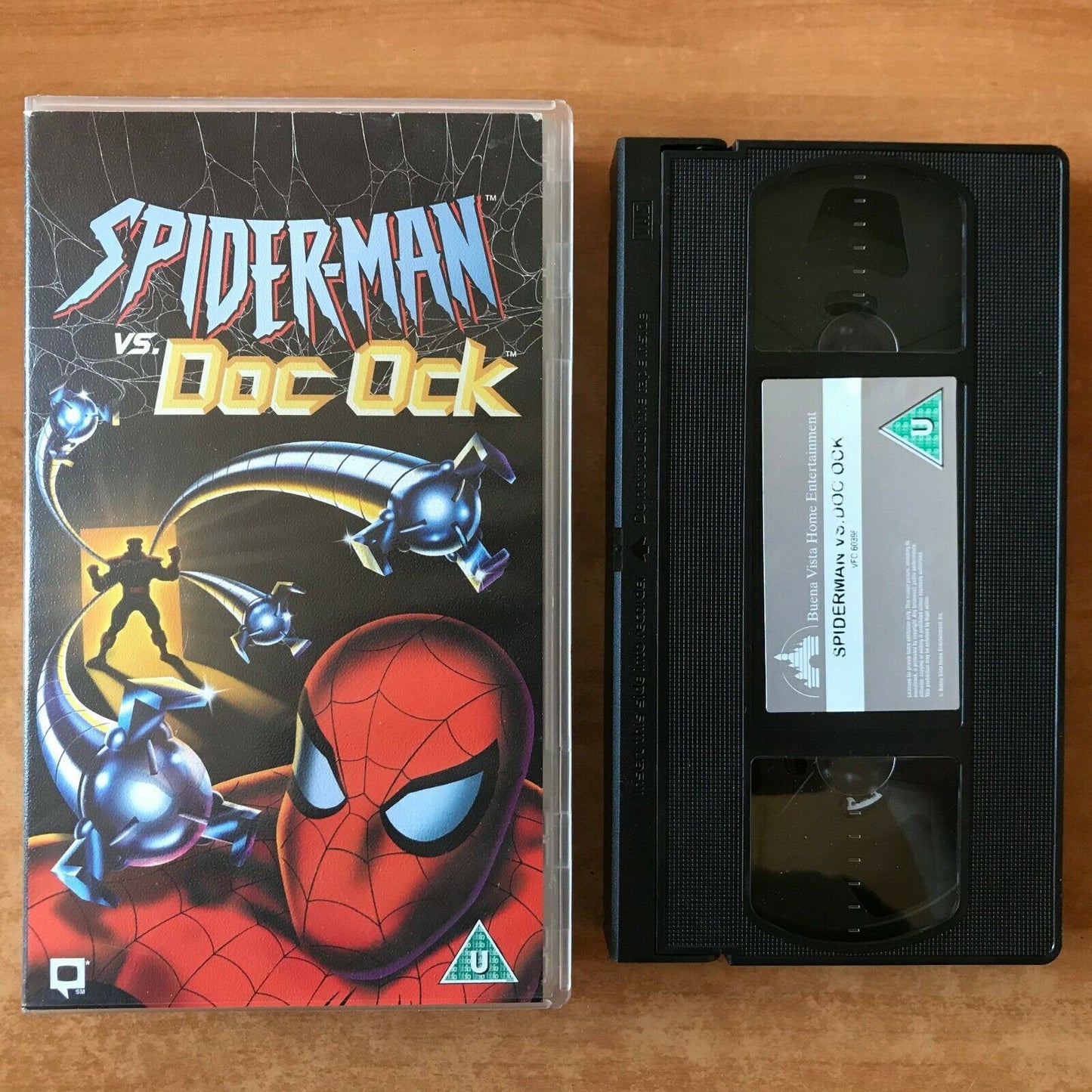Spider-Man Vs. Doc Ock - Animated Action [Marvel Comics] Children's - Pal VHS-
