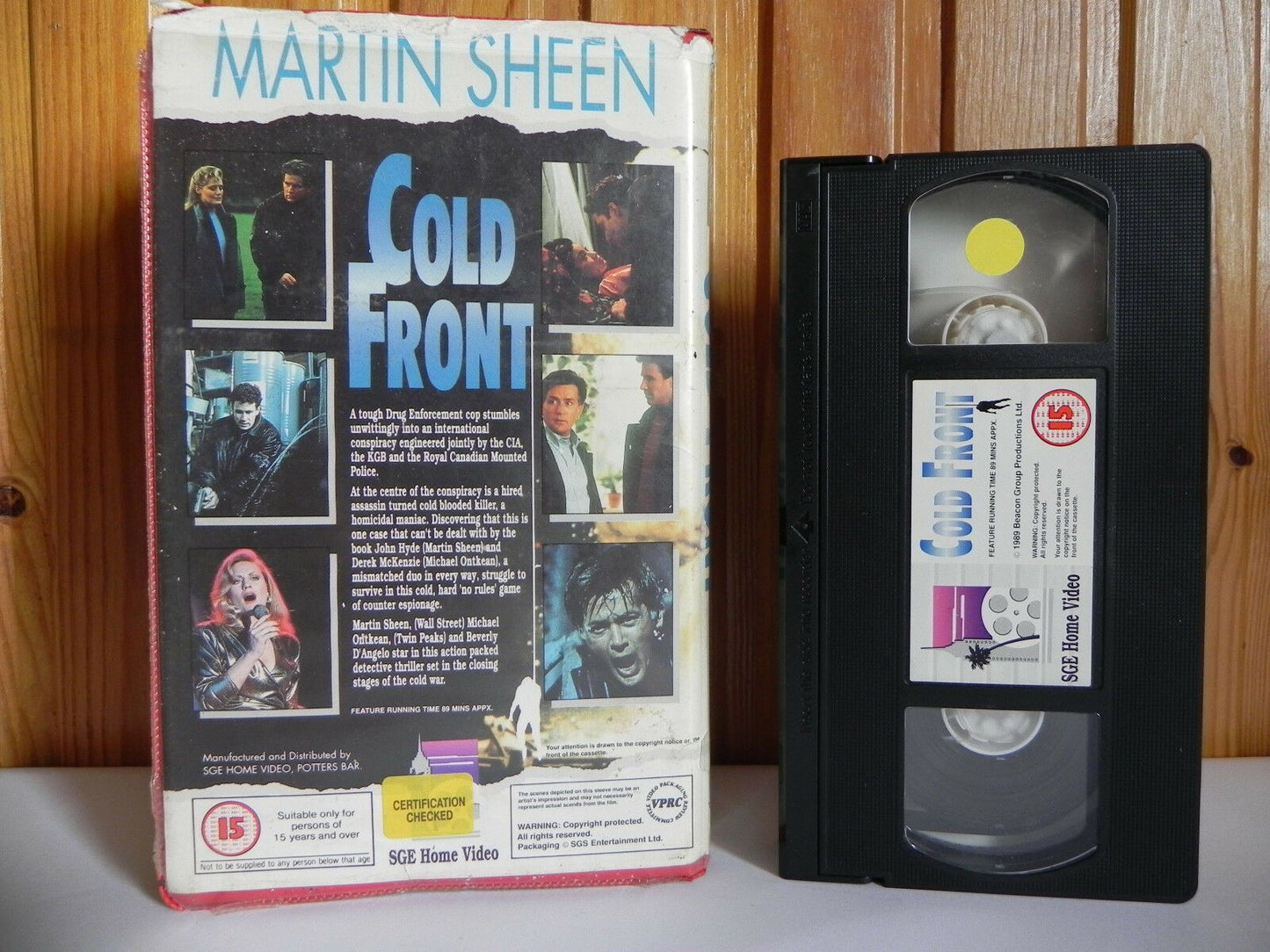 Cold Front - SGE Home Video - Drama - Action - Martin Sheen - Large Box - VHS-