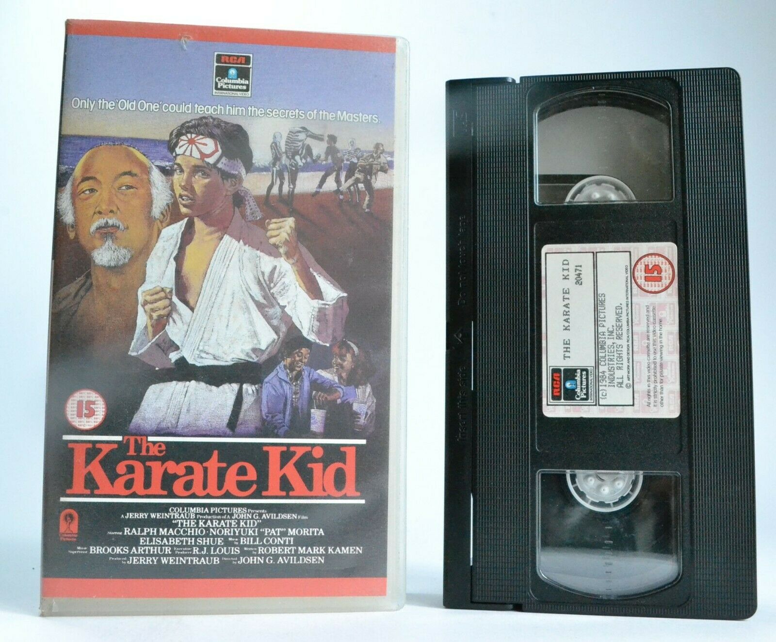 The Karate Kid: Teen Martial Arts Action - Ralph Macchio/"Pat" Morita - Pal VHS-