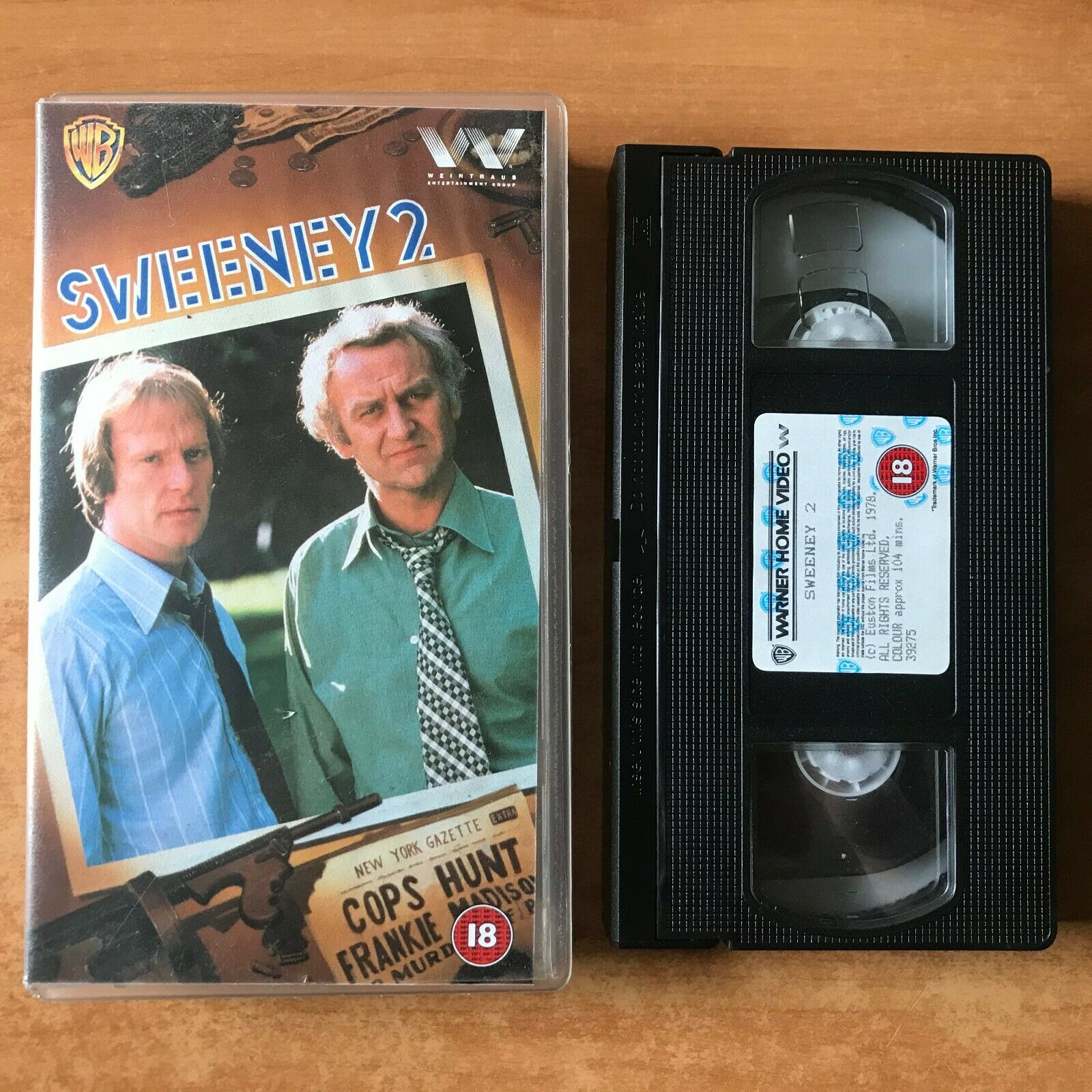 Sweeney 2 (1978); [Action] Crime Drama - John Thaw / Dennis Waterman - Pal VHS-