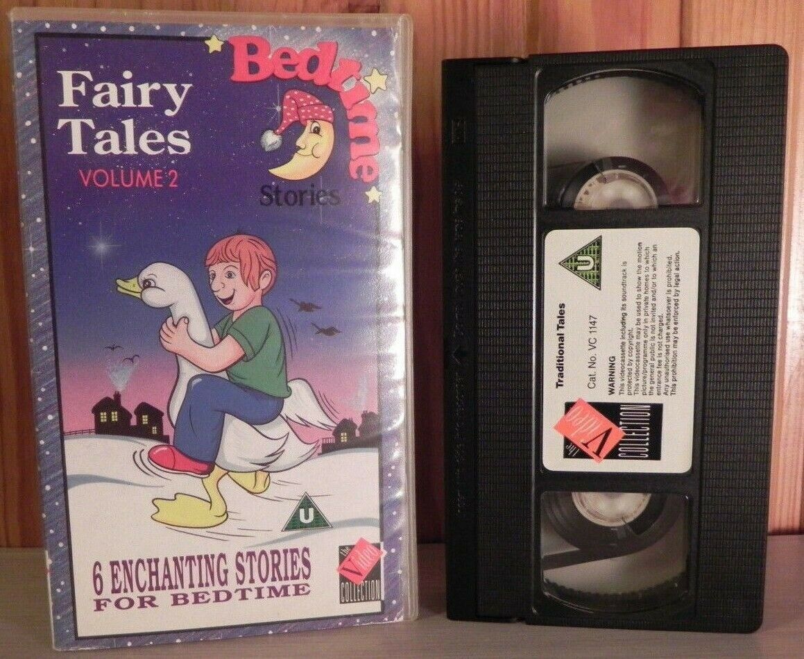 Bedtime: 6 Enchanting Fairy Tale Stories / To Calm Children Down Before Bed - Pal VHS-