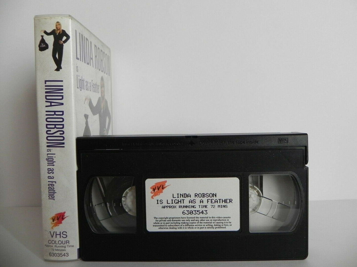 Linda Robson - Light As A Feather - Complete Workout - Weight-Loss Plan - VHS-