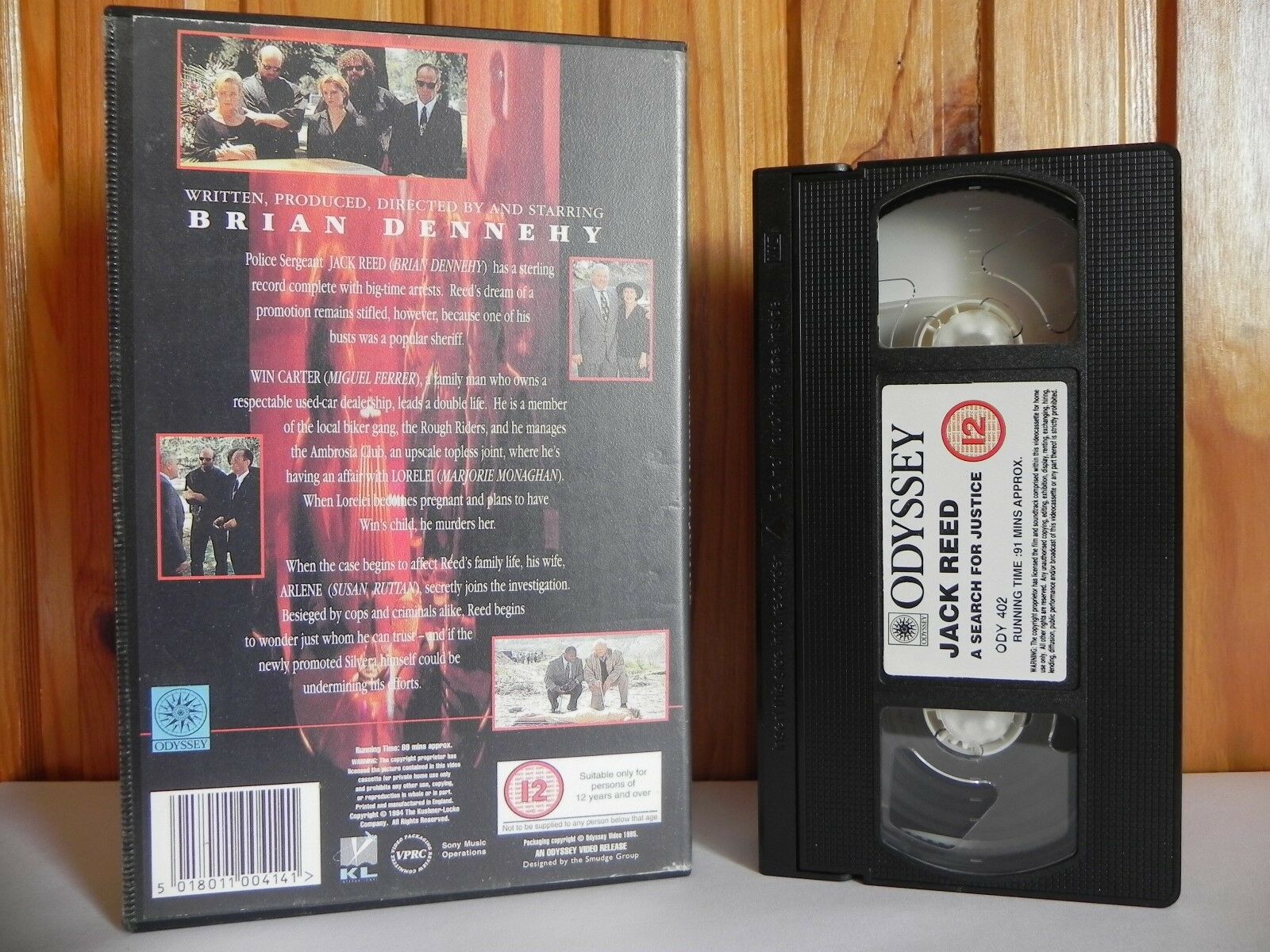 Jack Reed:A Search For Justice - Big Box - Odyssey - Drama - Brian Dennehy - VHS-