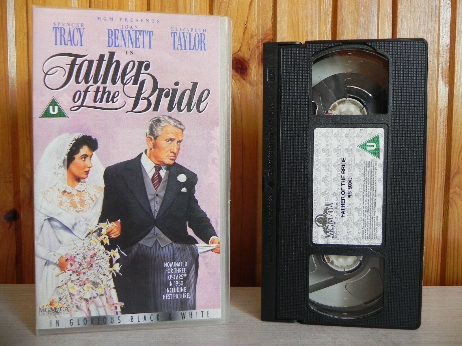 THE ORIGINAL - Father Of The Bride -MGM- Spencer Tracy - Elizabeth Taylor - VHS-