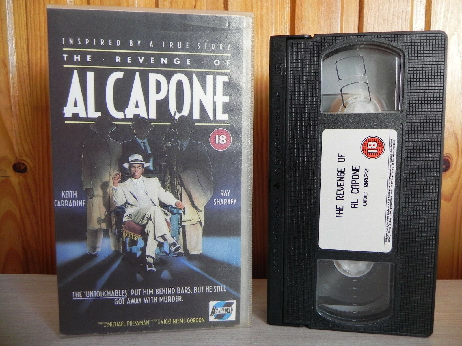 The Revenge Of Al Capone - Braveworld Release - 1989 Crime Thriller Video - VHS-
