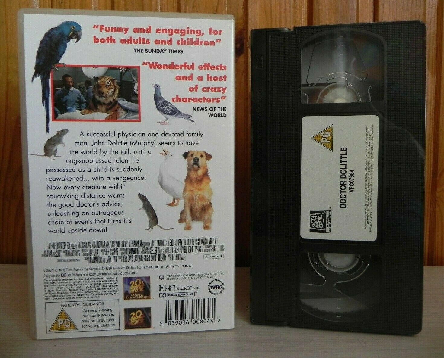 Dr.Dolittle (1998): Brand New Sealed - Comedy - Eddie Murphy - Children's - VHS-