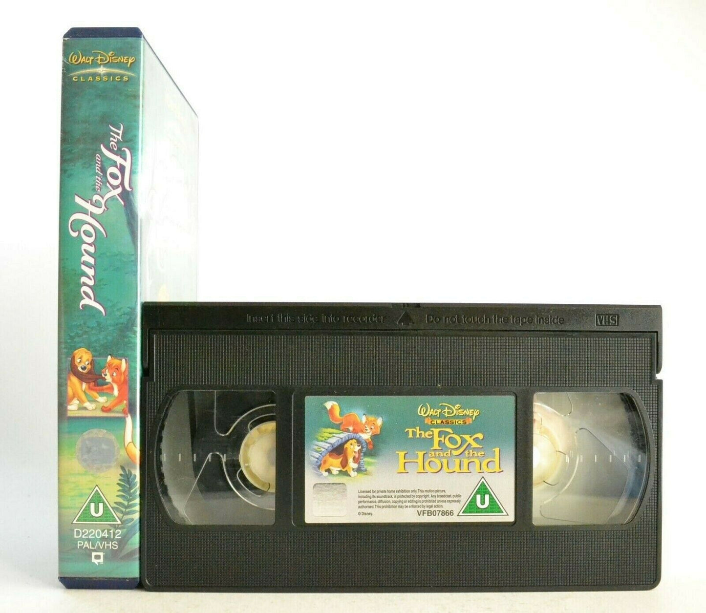 The Fox And The Hound: Disney Classics (1981) - Animated - Children's - Pal VHS-