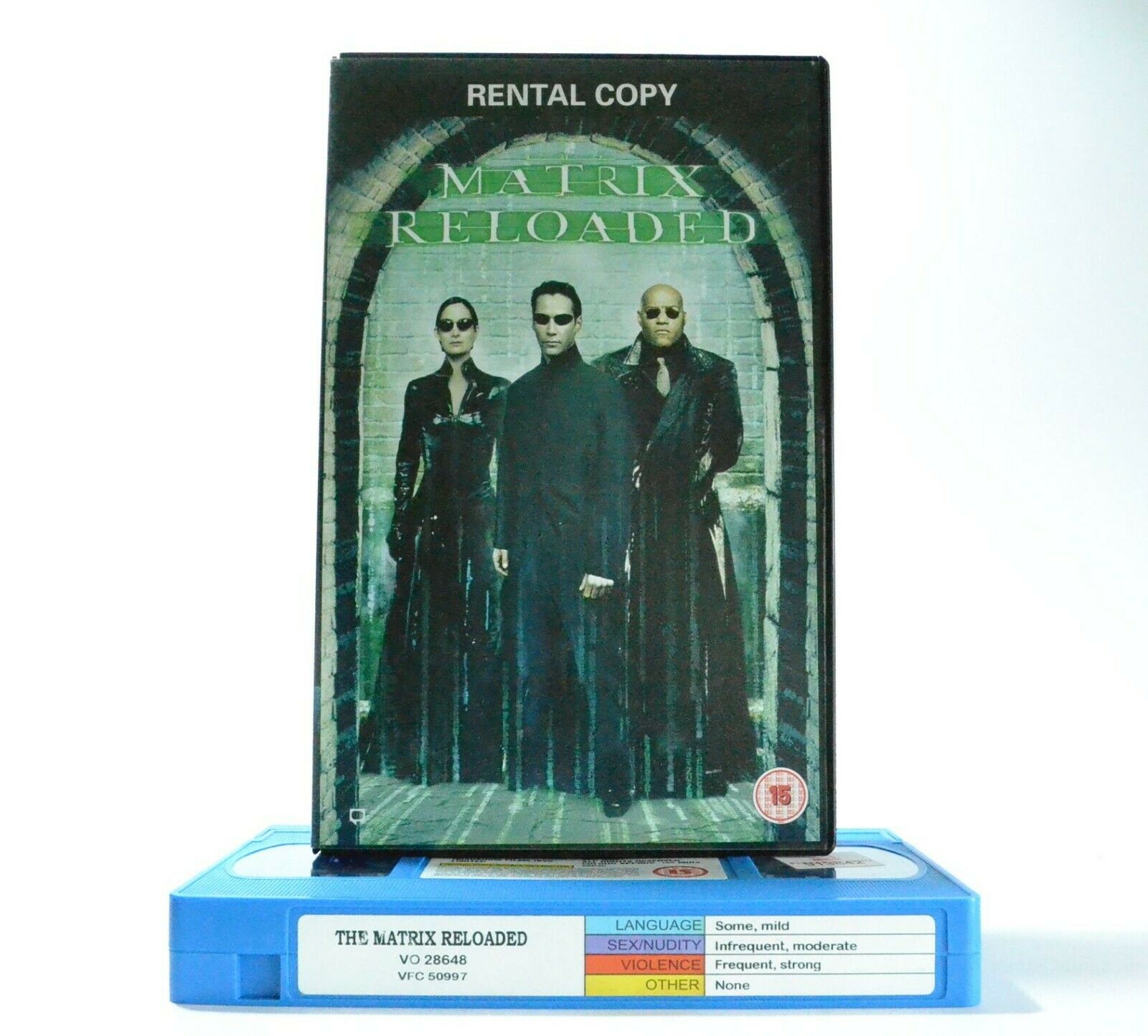 The Matrix Reloaded: The Wachowski Brothers Film - Sci-Fi - Keanu Reeves - VHS-