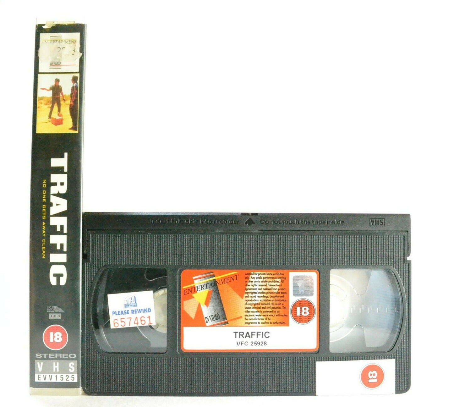 Traffic: Illegal Drug Trade - Crime Drama - Large Box - M.Douglas/D.Quaid - VHS-
