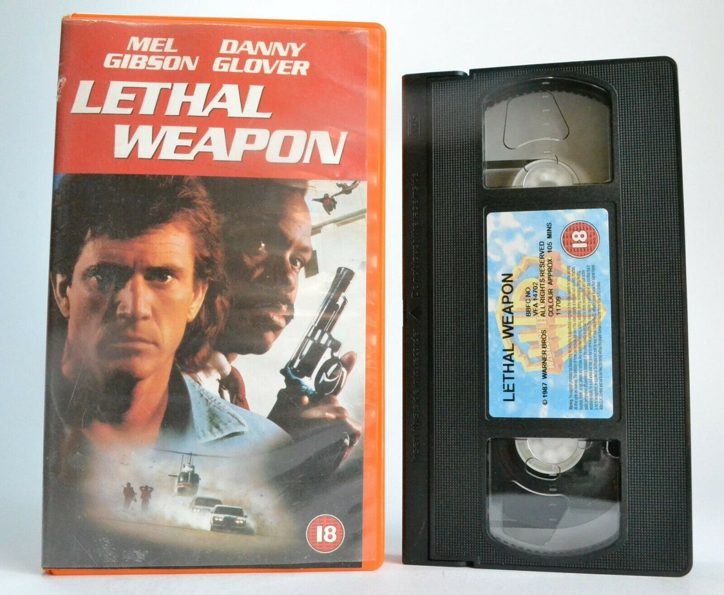 Lethal Weapon (1987): Explosive Buddy Cop Action - Mel Gibson/Danny Glover - VHS - Golden Class Movies LTD