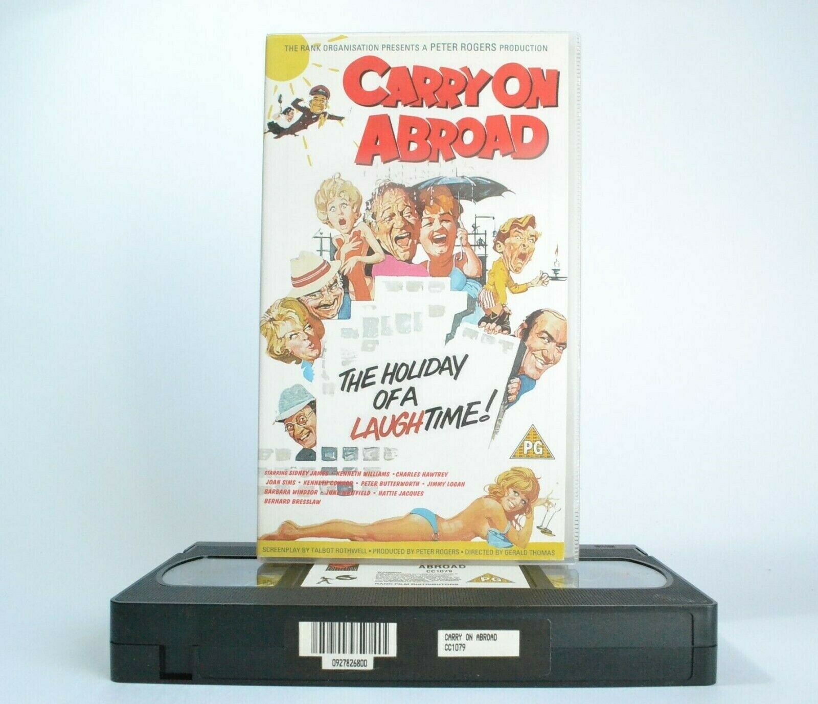 Carry On: Abroad: A Gerald Thomas Film (1972) - Comedy - Sidney James - Pal VHS-