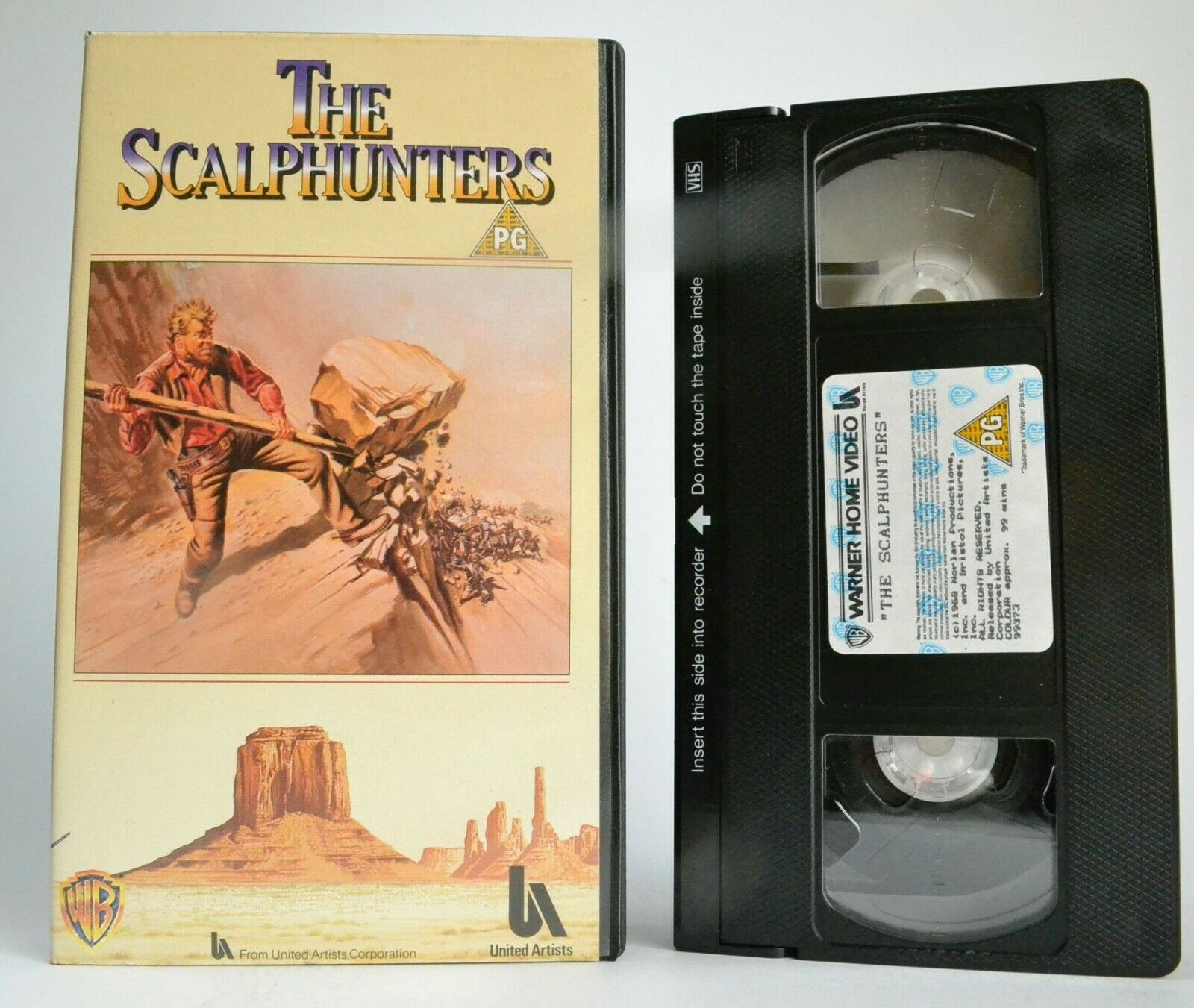The Scalphunters; [Sydney Pollack] Western - Burt Lancaster/Telly Savalas - VHS-