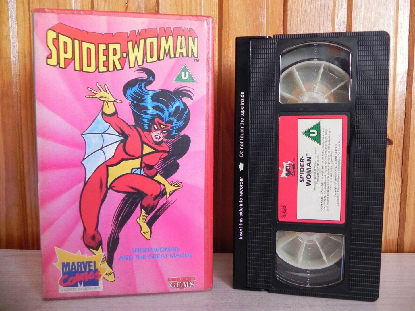 Spider-Woman & The Great Magini - T.V. Series (1979) - Marvel Comics Video - VHS-