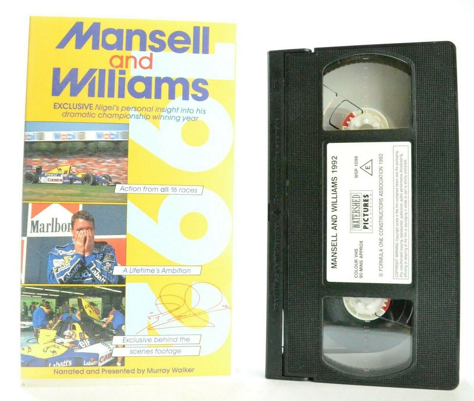 Mansell And Williams: By Murray Walker - Nigel Mansell - Frank Williams - VHS-