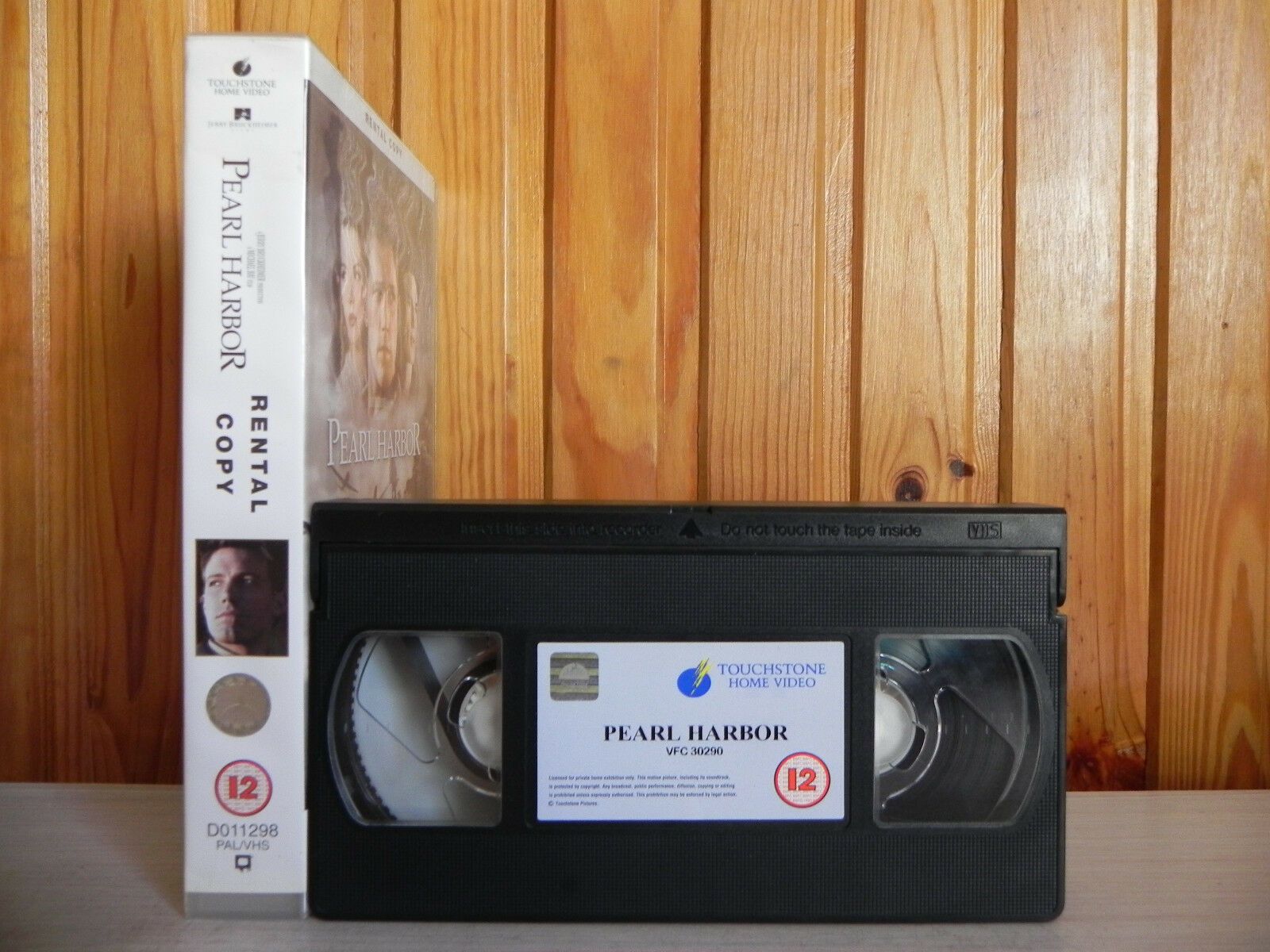 Pearl Harbor: Romantic Period War Drama Film - Large Box - Ben Affleck - Pal VHS-