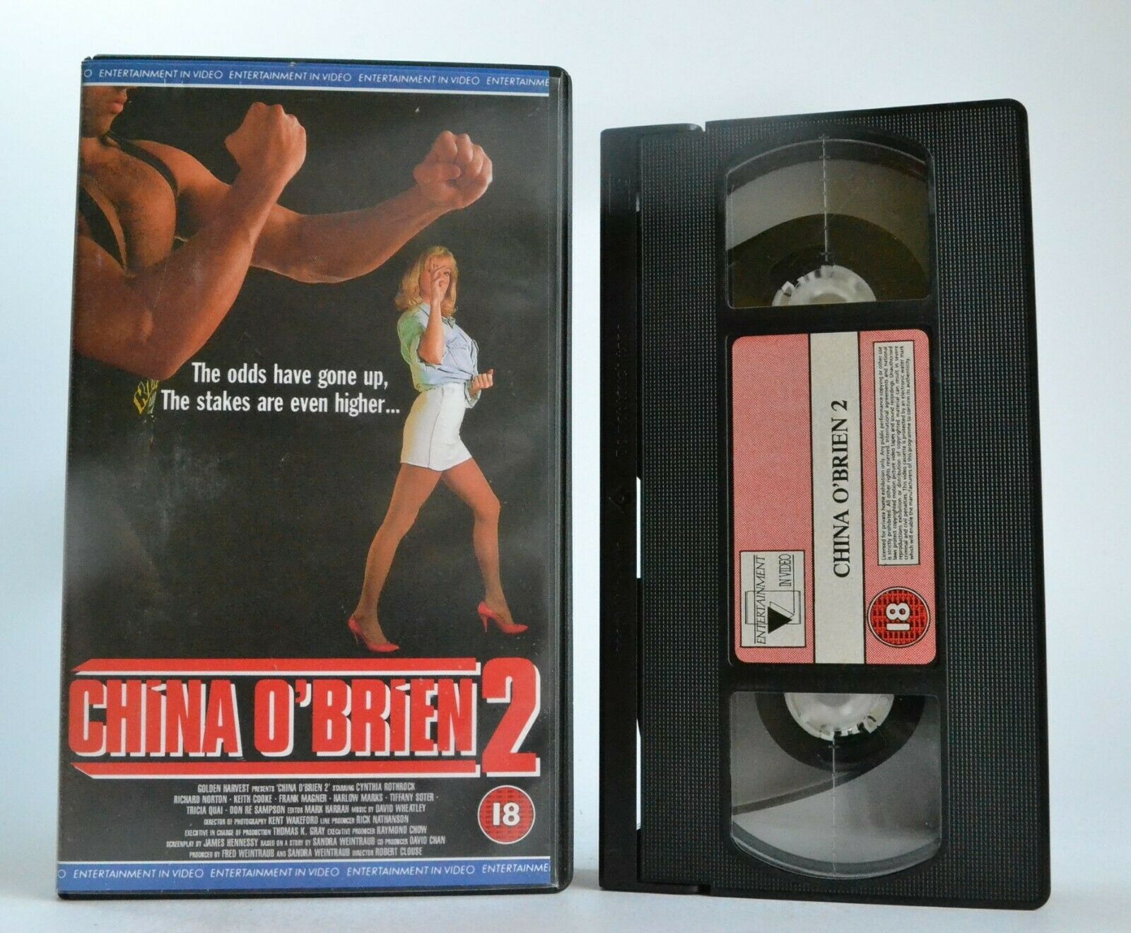 China O'Brien 2: Justice-Vengeance,Martial Arts Skills - Cynthia Rothrock - VHS-
