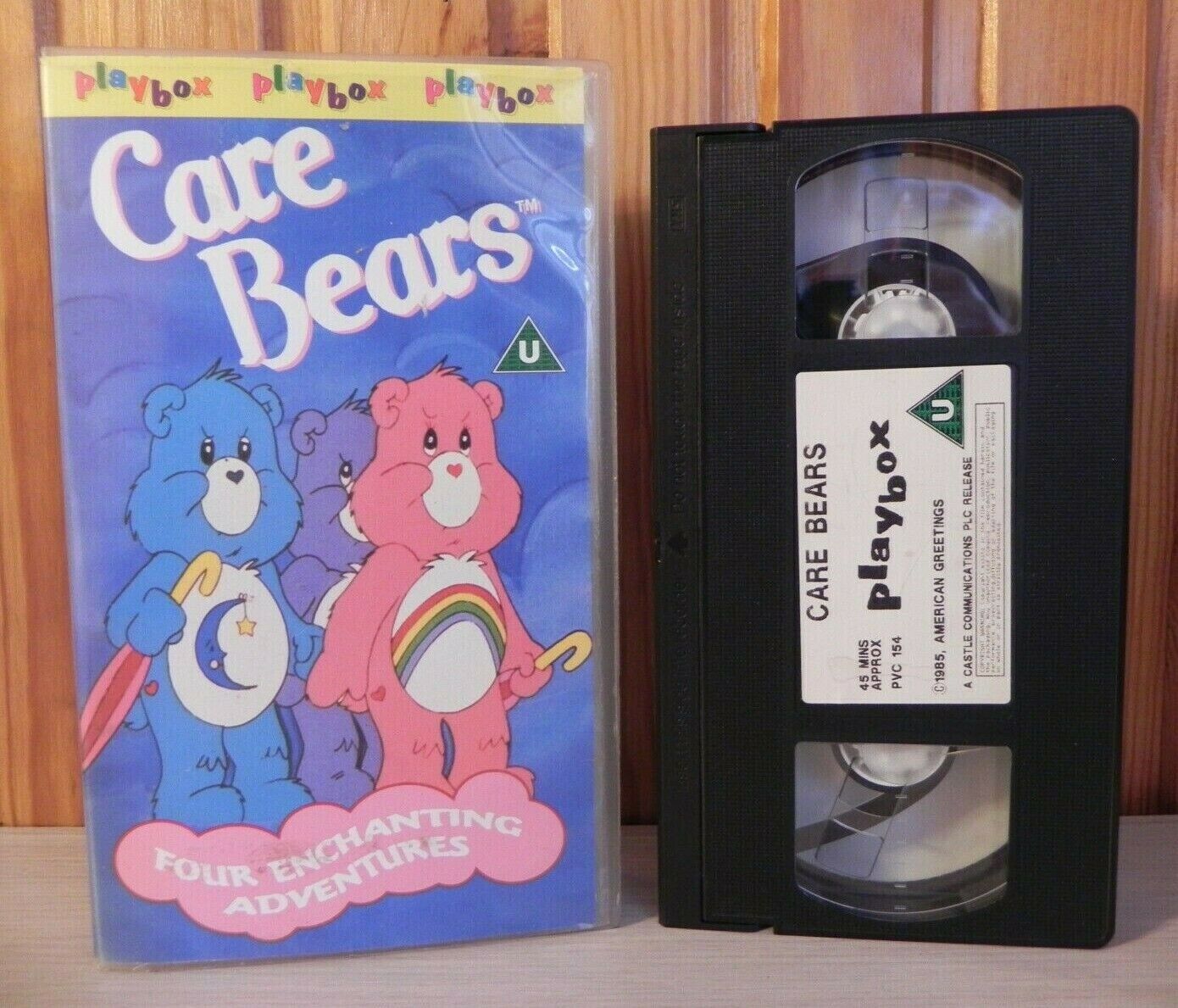 Care Bears: 4 Enchanting Adventures (1985) - Animated Classic - Children's - Pal VHS-