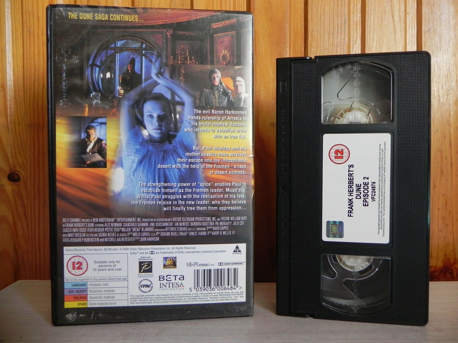 Dune - Episode 2 - 20th Century - Spectacular Sci-Fi Saga - William Hurt - VHS-