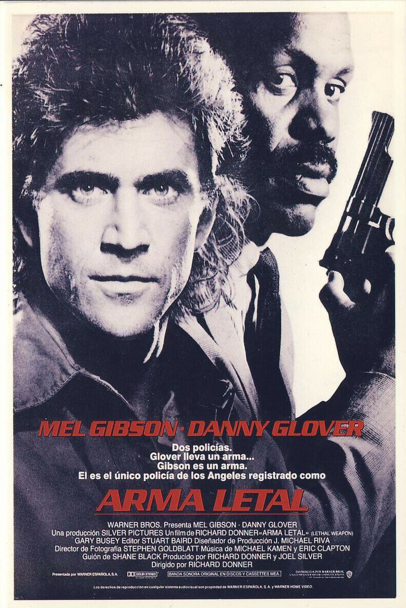 Lethal Weapon (1987): Buddy Cop Action - Mel Gibson / Danny Glover - Pal VHS-