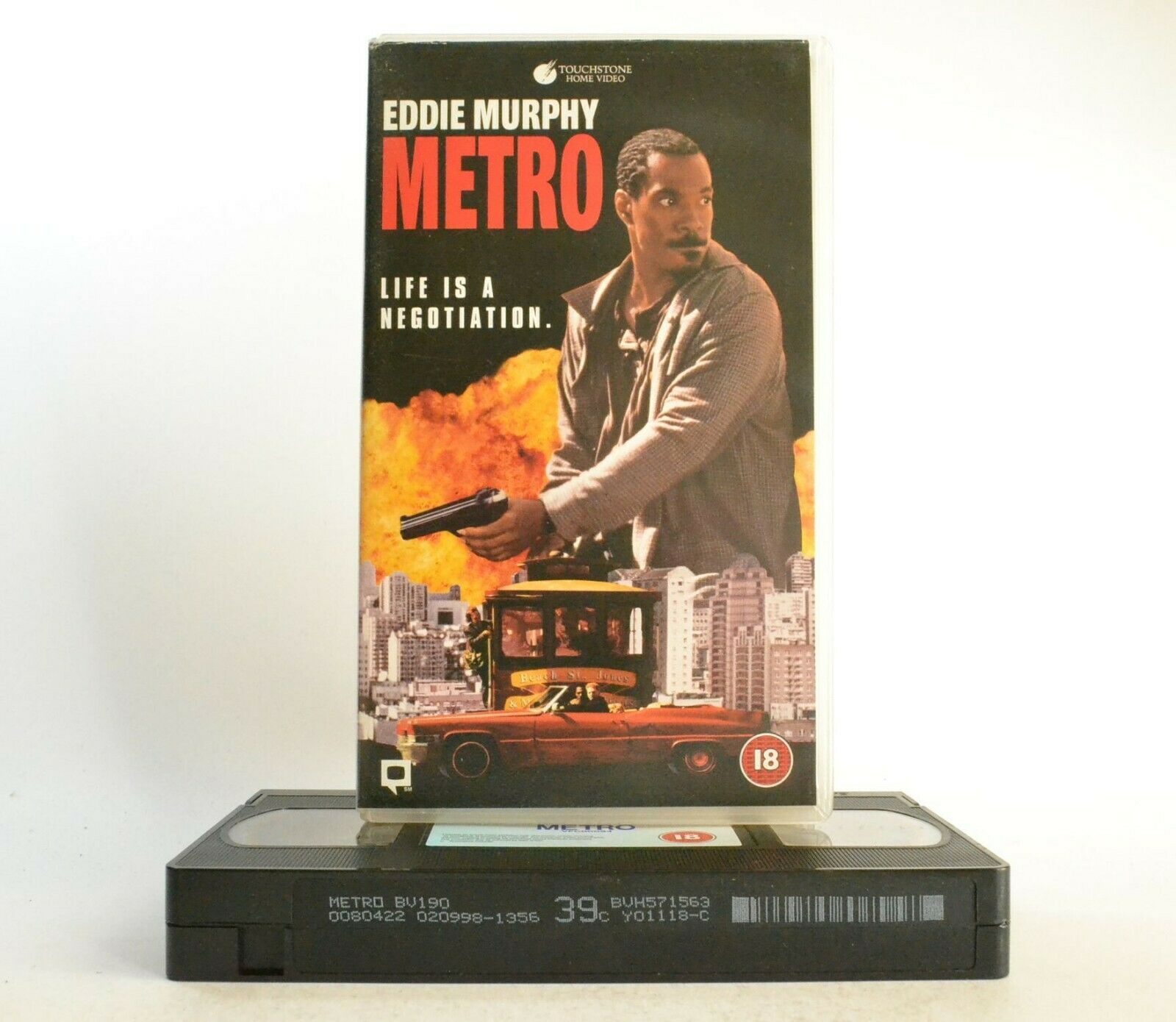 Metro: Touchstone (1997) - Action Thriller - Eddie Murphy/Michael Rapaport - VHS-