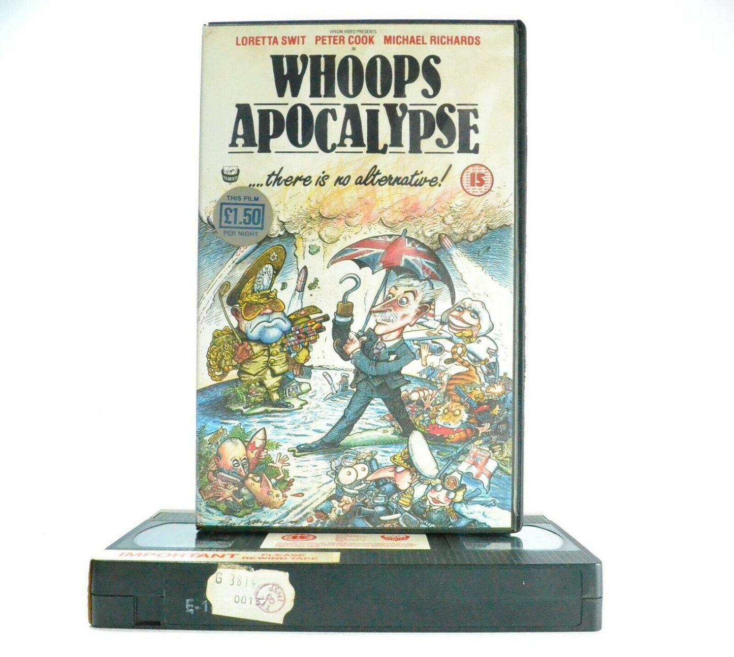 Whoops Apocalypse: Comedy Classic (1986) - Large Box - Ex-Rental - L.Swit - VHS-