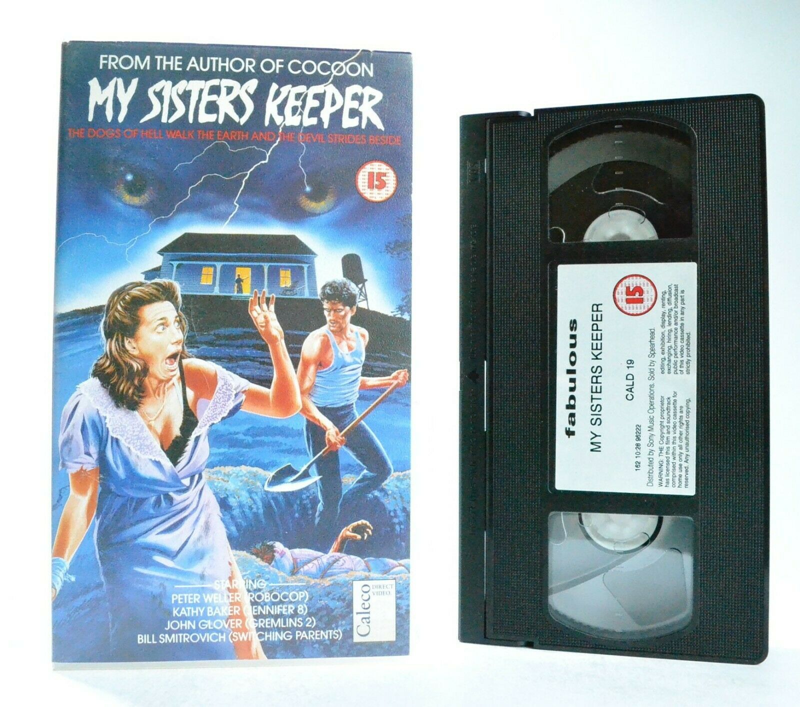 My Sister Keeper: Caleco Dircet Video - P.Weller/K.Baker - (1986) Thriller - VHS-