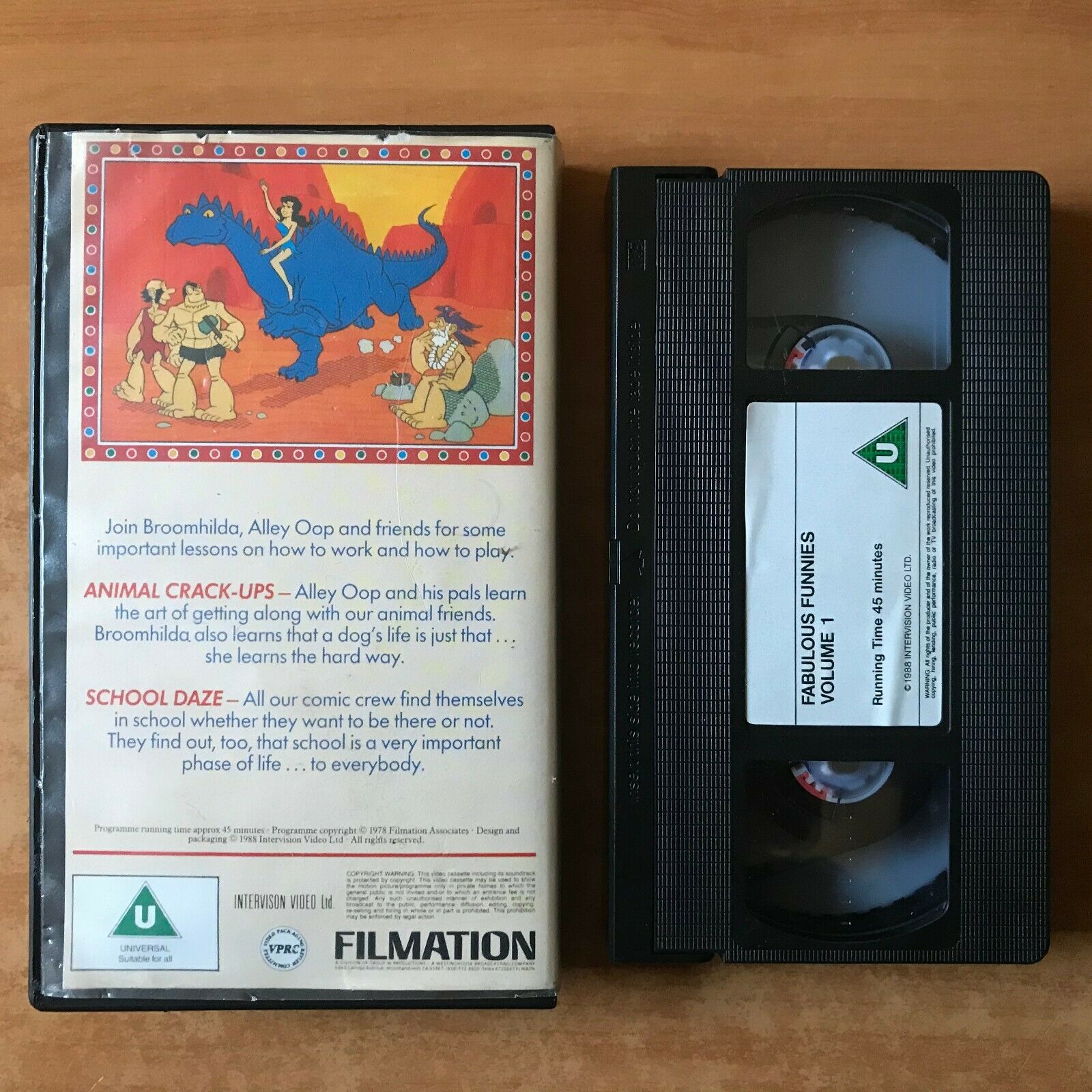 Cartoon Festival: Fabulous Funnies (Vol. 1) - Filmation Animation - Kids - VHS-