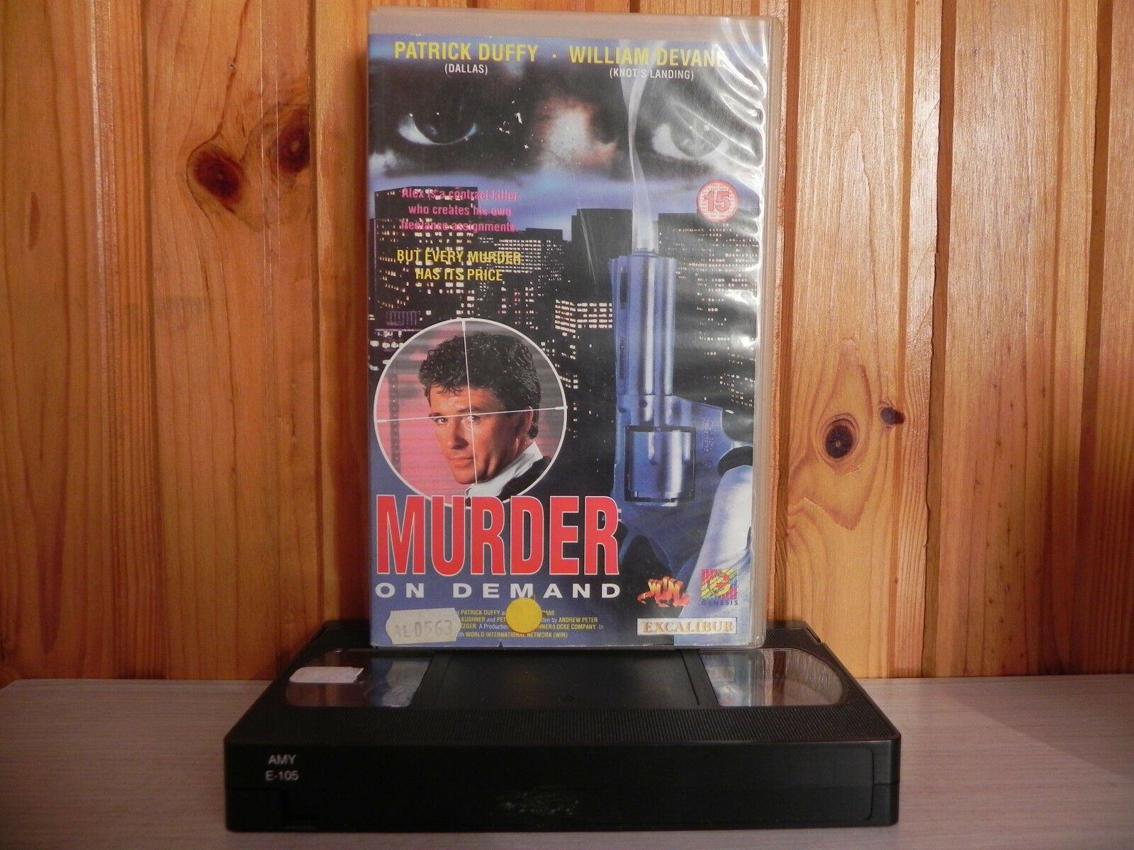 Murder On Demand - Duffy (DALLAS) - Devane (KNOT'S LANDING) - Action Video - VHS-