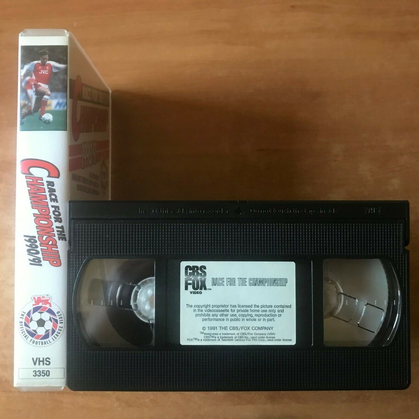 Race For The Championship 1990/91 [Barclays Division 1 League] Sports - Pal VHS-