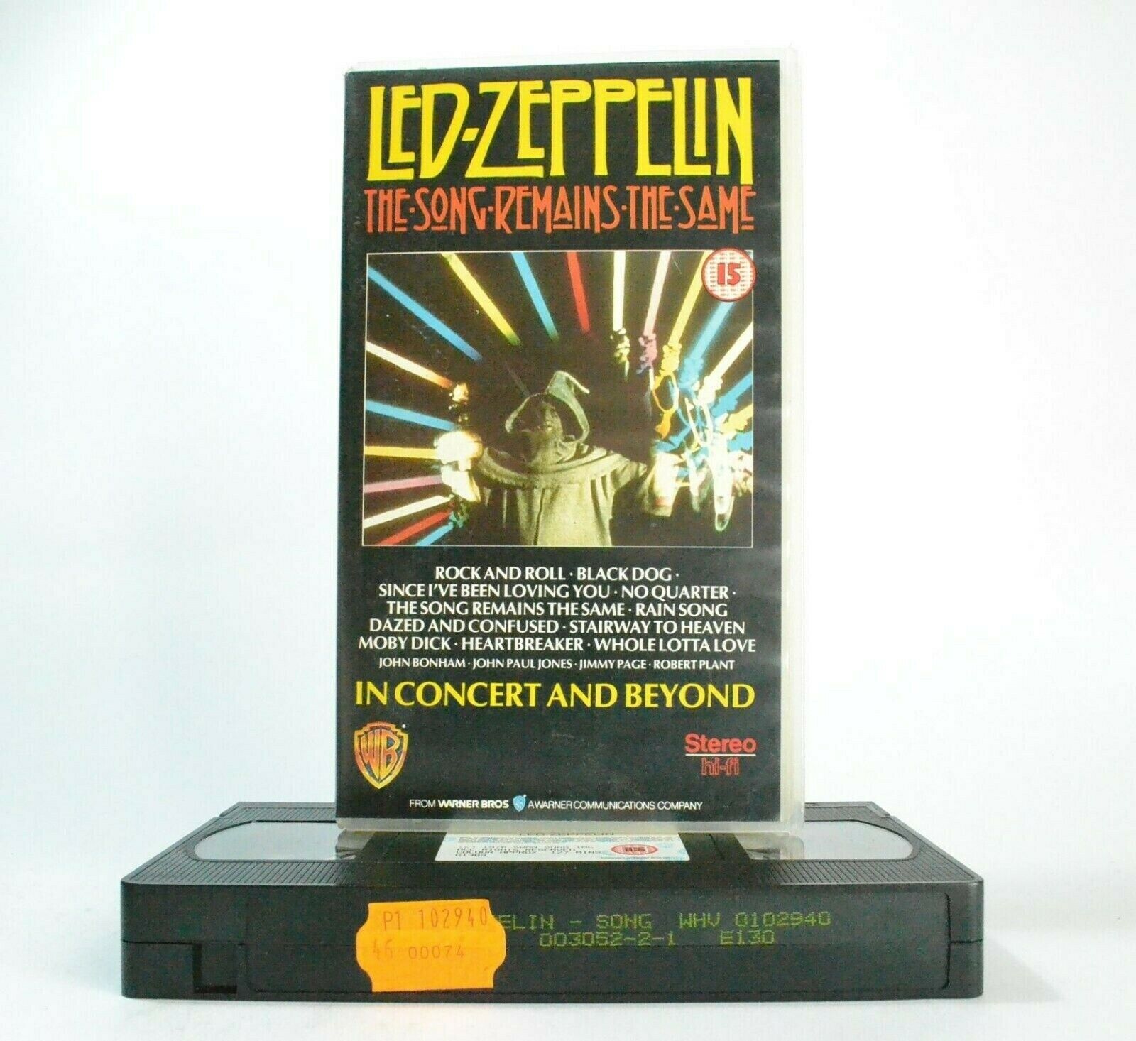 Led Zeppelin: The Song Remains The Same - Live Performance - Rock And Roll - VHS-