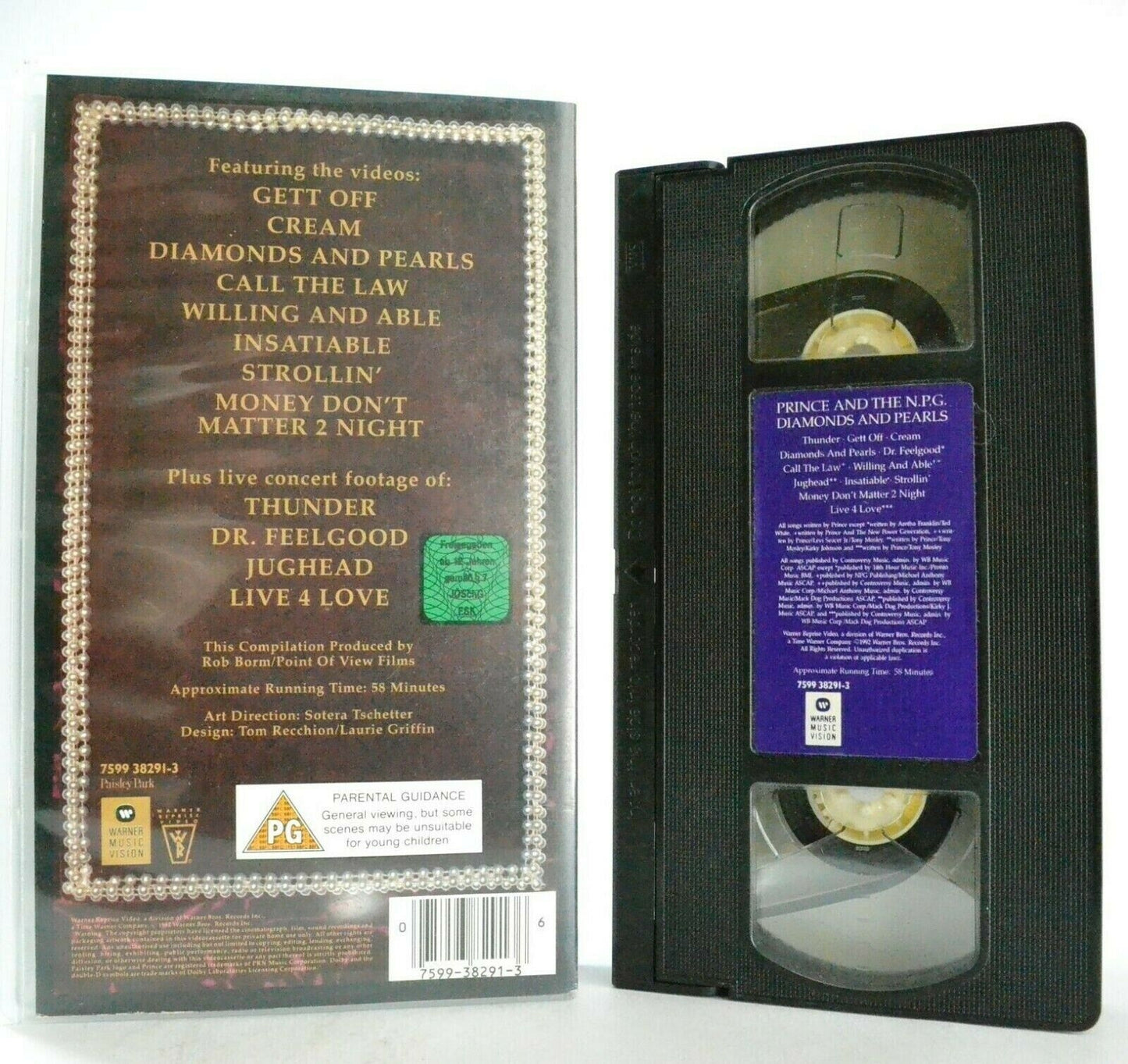 Prince And The N.P.G.: Diamond And Pearls - Video Collection - Music - Pal VHS-